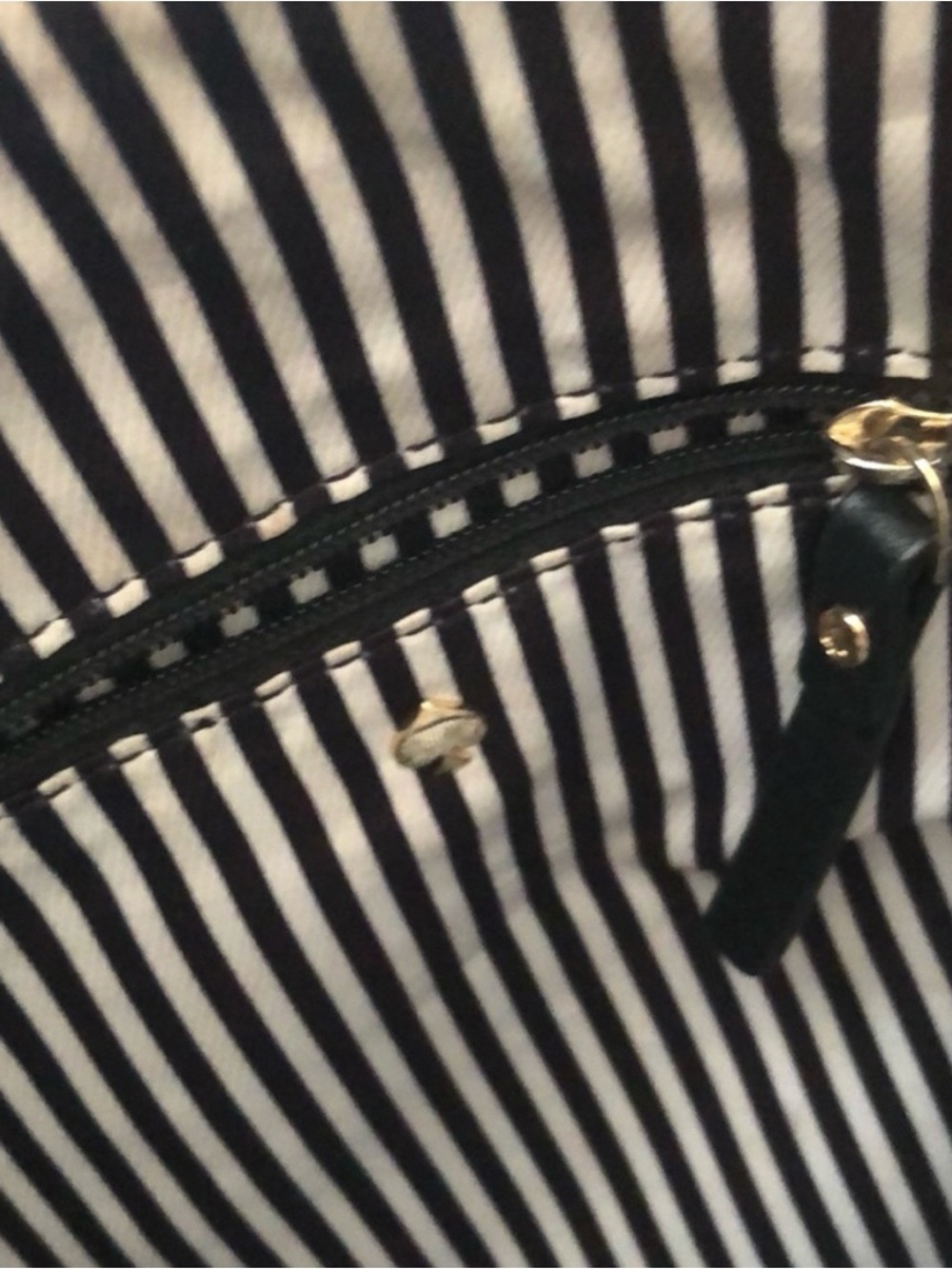 kate spade Natural Straw Shoulder Bag with Black Trim - Picture 5 of 9